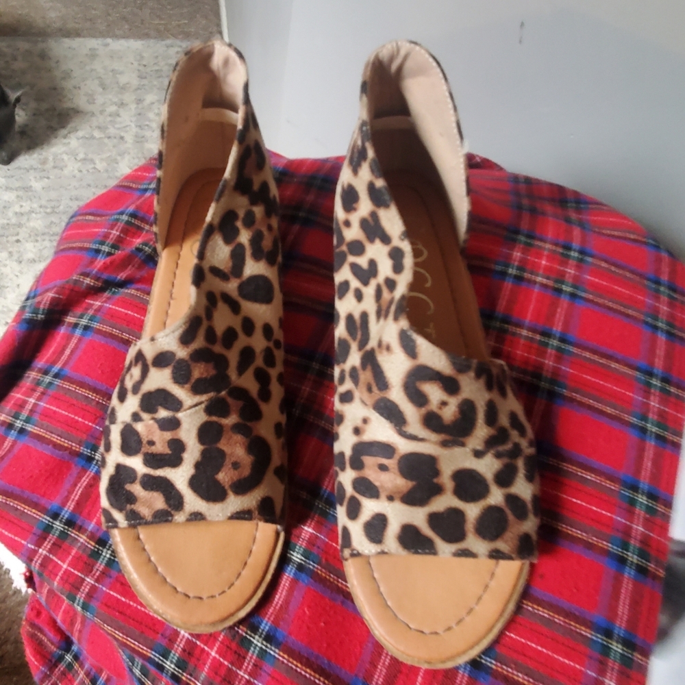 CCOCCI Leopard Print Sandals